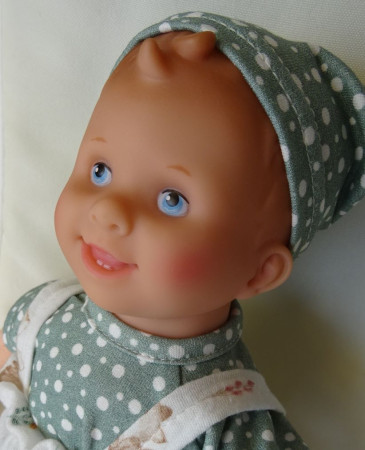 LÖCKCHEN Jan-ka - Müller Wichtel, Rosemarie Anna Müller, autorská hračka-panenka, Schildkröt, Rauenstein, Německo, katalogové číslo 2730299